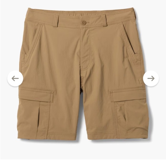 REI Co-op Sahara Cargo 6 Pocket stretchy Armadillo Taupe (Shorts - Men's SZ 38 - Picture 11 of 11